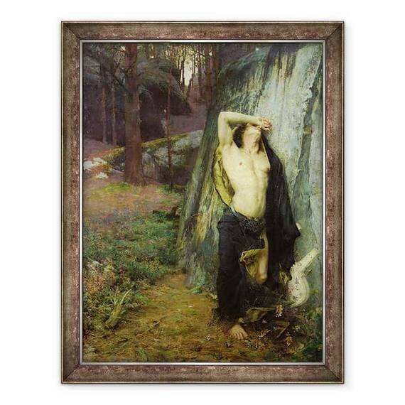 Tablou inramat - Pascal Adolphe Jean Dagnan-Bouveret - Moartea lui Orfeu - - Roveli