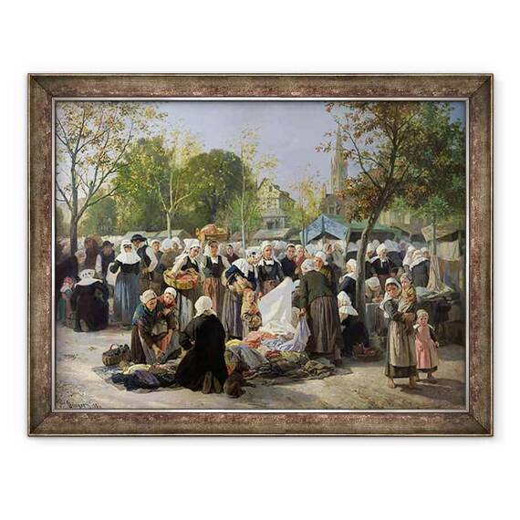 Tablou inramat - Jules Trayer - Piata Materiala - - Roveli