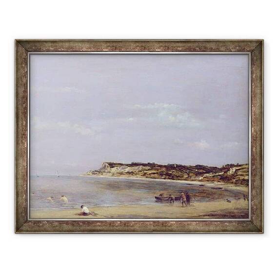 Tablou inramat - Eugene Louis Boudin - Coasta de la La Heve - - Roveli