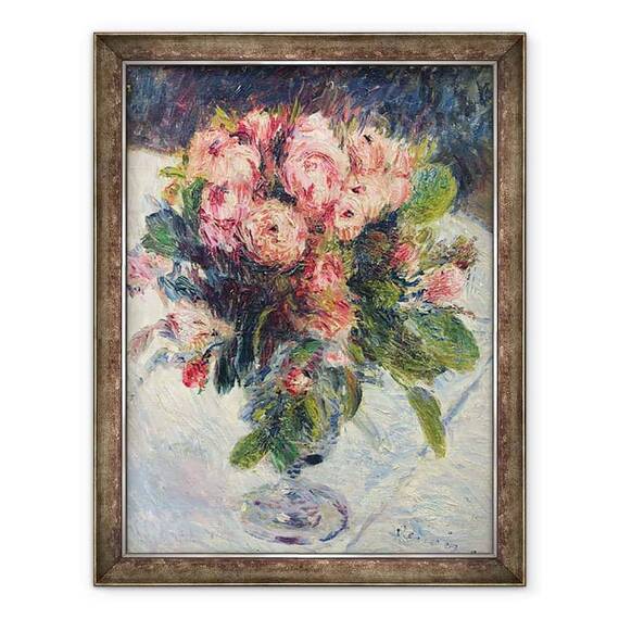 Tablou inramat - Pierre Auguste Renoir - Moss-Roses - - Roveli