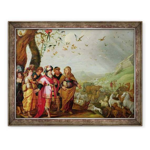 Tablou inramat - Hans III Jordaens - Arca lui Noe - - Roveli