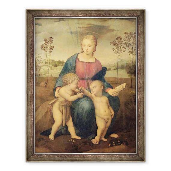 Tablou inramat - Raphael - Madonna din Goldfinch - - Roveli