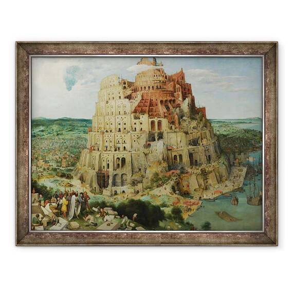 Tablou inramat - Pieter Bruegel the Elder - Turnul Babel - - Roveli