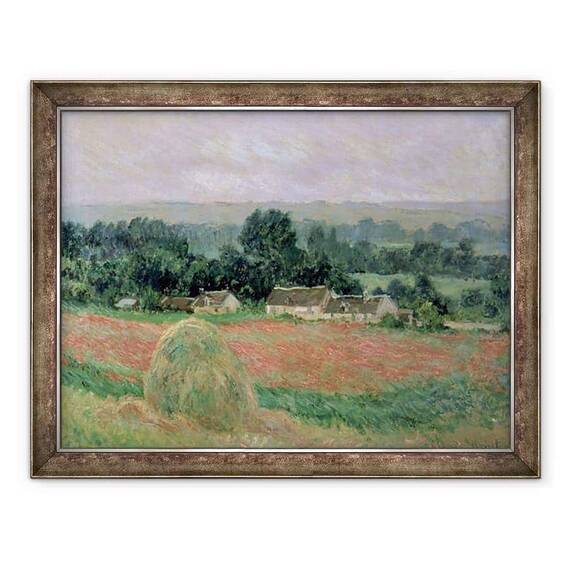 Tablou inramat - Claude Monet - Cacior cu fan la Giverny - - Roveli