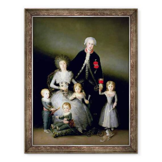 Tablou inramat - Francisco Jose de Goya y Lucientes - Ducele de Osuna si familia sa - - Roveli