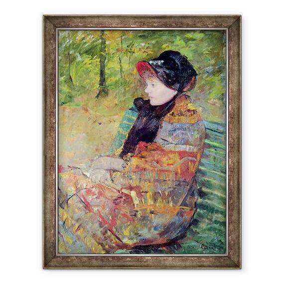 Tablou inramat - Mary Stevenson Cassatt - Portretul domnisoarei C. Lydia Cassatt - - Roveli