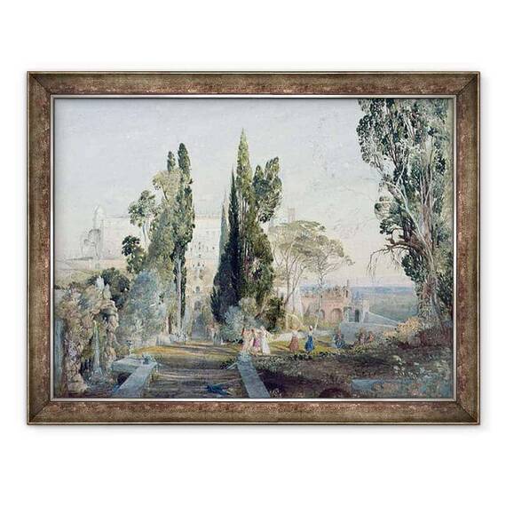 Tablou inramat - Samuel Palmer - Vila dEste - - Roveli
