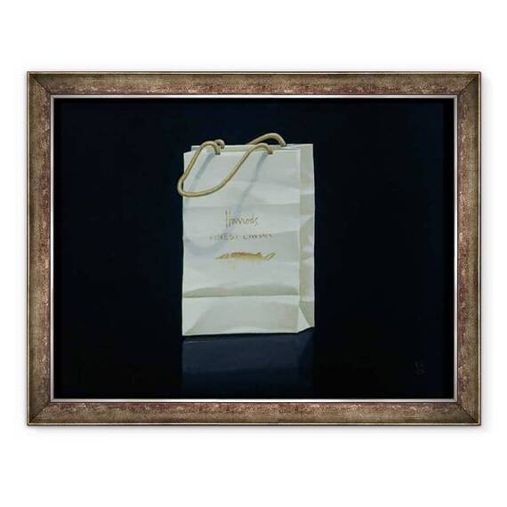 Tablou inramat - Lincoln Seligman - Geanta Harrods Caviar - - Roveli