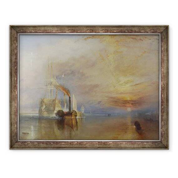 Tablou inramat - Joseph Mallord William Turner - Temeraire lupta - - Roveli