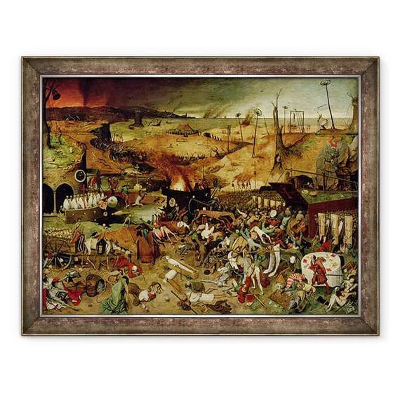 Tablou inramat - Pieter Bruegel the Elder - Triumful Mortii - - Roveli