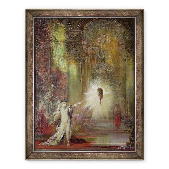 Tablou inramat - Gustave Moreau - Aparitia - - Roveli