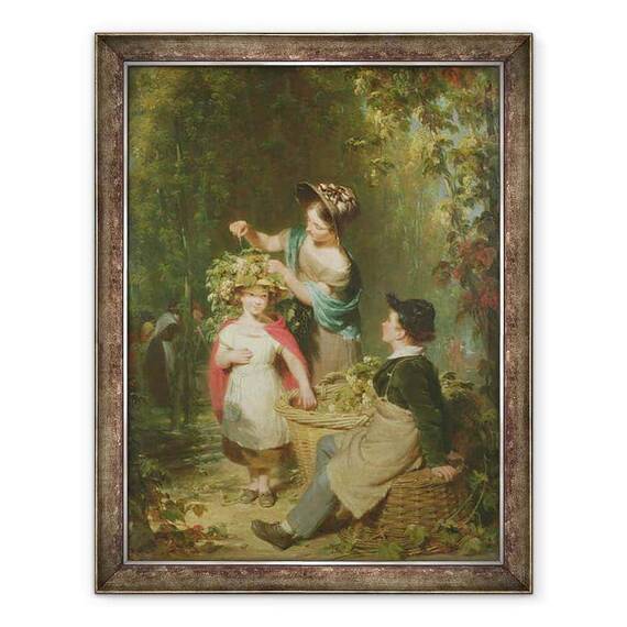 Tablou inramat - William Frederick Witherington - Ghirlanda Hop - - Roveli