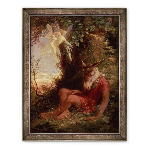 Tablou inramat - Hubert von Herkomer - Adormit de jos - - Roveli