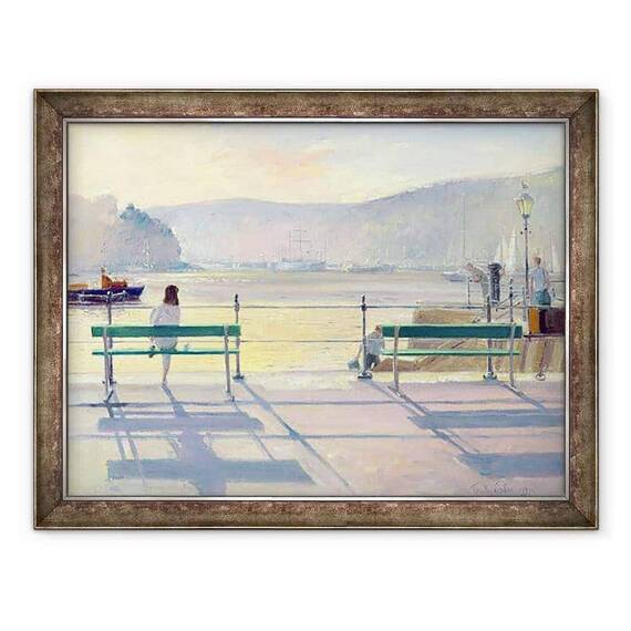 Tablou inramat - Timothy Easton - Vedere la port - - Roveli