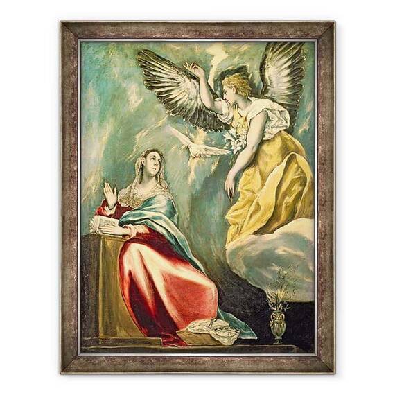 Tablou inramat - El Greco - Buna Vestire I - - Roveli