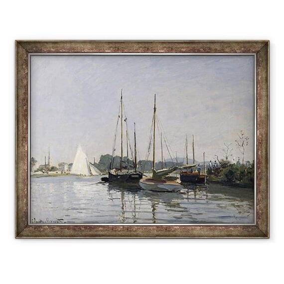 Tablou inramat - Claude Monet - Barci de agrement, Argenteuil - - Roveli