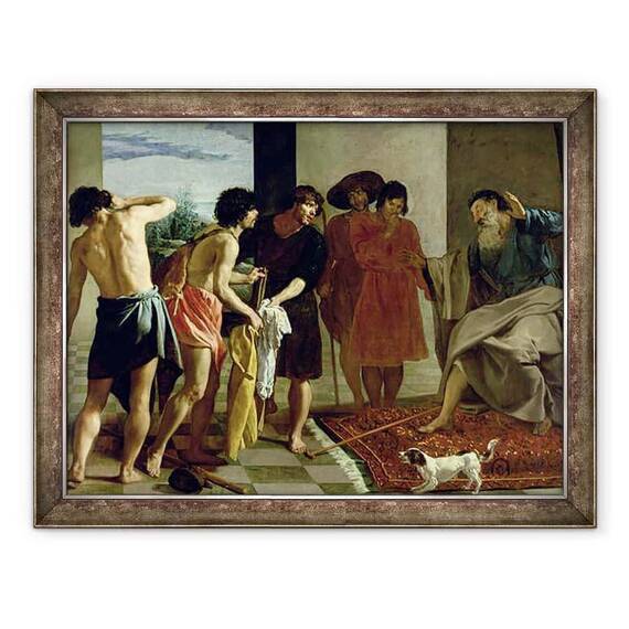 Tablou inramat - Diego Rodriguez de Silva y Velazquez - Haina lui Iosif - - Roveli