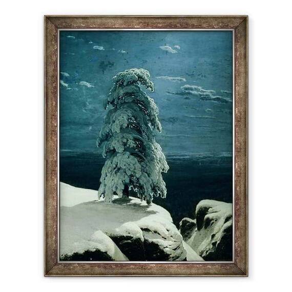 Tablou inramat - Ivan Ivanovich Shishkin - in Nordul Salbatic - - Roveli