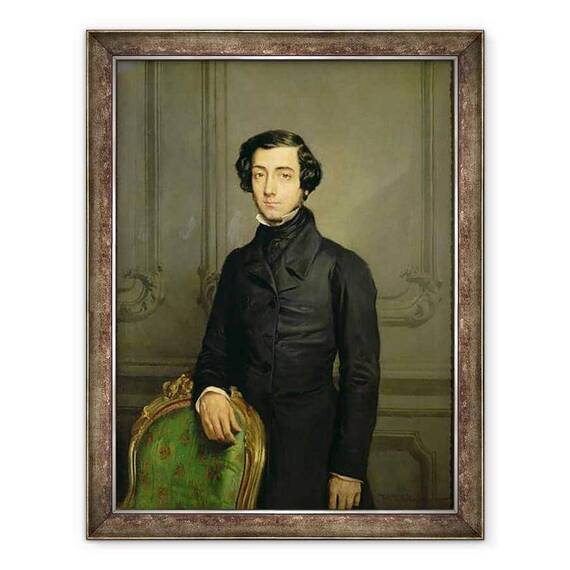 Tablou inramat - Theodore Chasseriau - Charles-Alexis-Henri Clerel de Tocqueville 1805-59 1850 - - Roveli