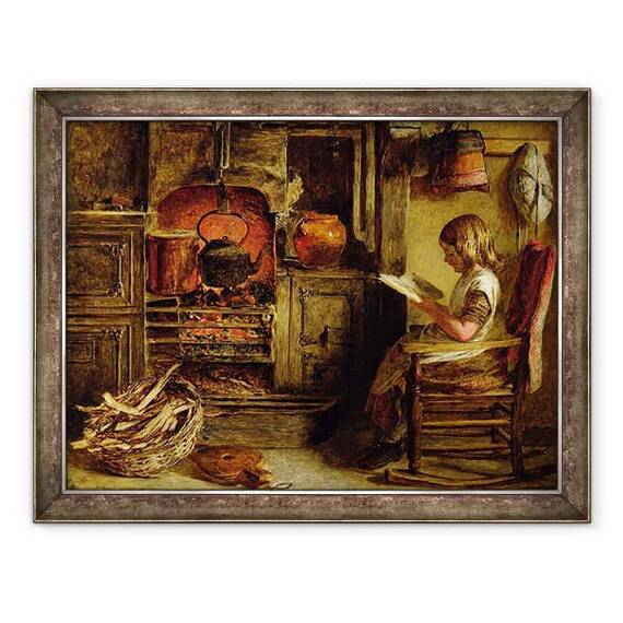 Tablou inramat - John Dawson Watson - Cabana semineul - - Roveli