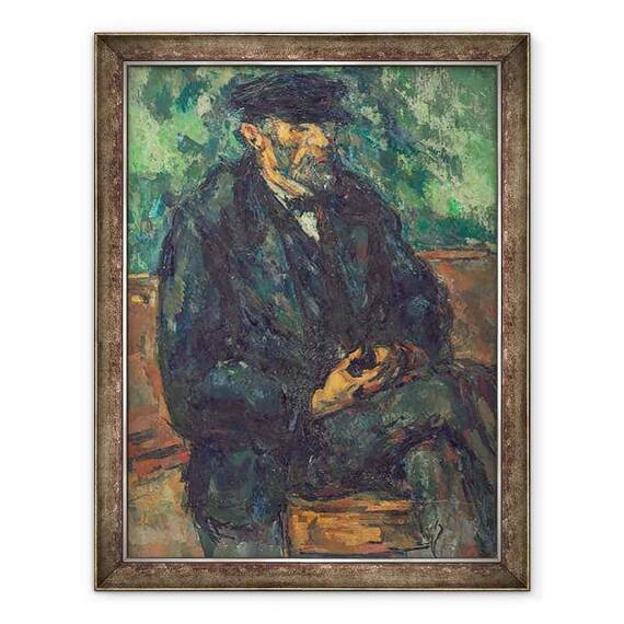 Tablou inramat - Paul Cezanne - Gradinarul Vallier - - Roveli