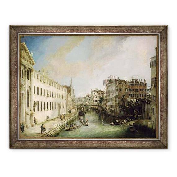 Tablou inramat - Canaletto - Rio dei Mendicanti - - Roveli