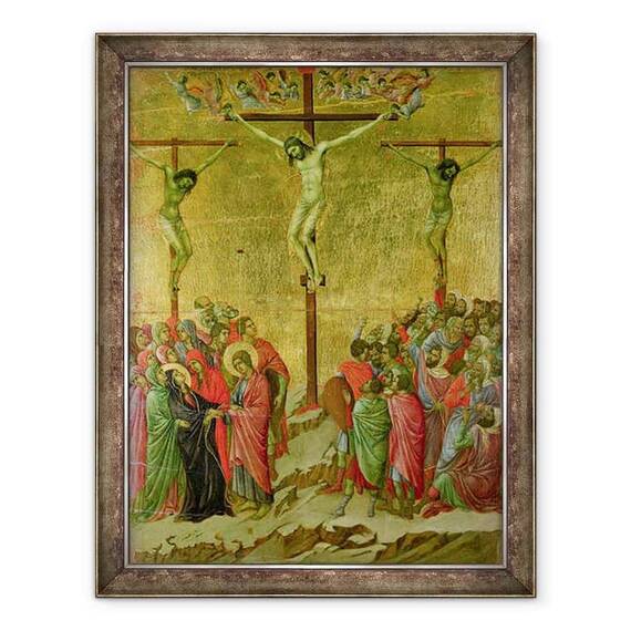 Tablou inramat - Duccio di Buoninsegna - Crucifixion - - Roveli