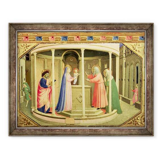 Tablou inramat - Fra Angelico - Prezentarea in templu - - Roveli