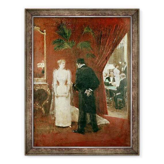 Tablou inramat - Jean Beraud - Conversatia privata - - Roveli
