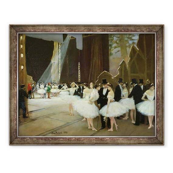 Tablou inramat - Jean Beraud - in aripi la Opera - - Roveli
