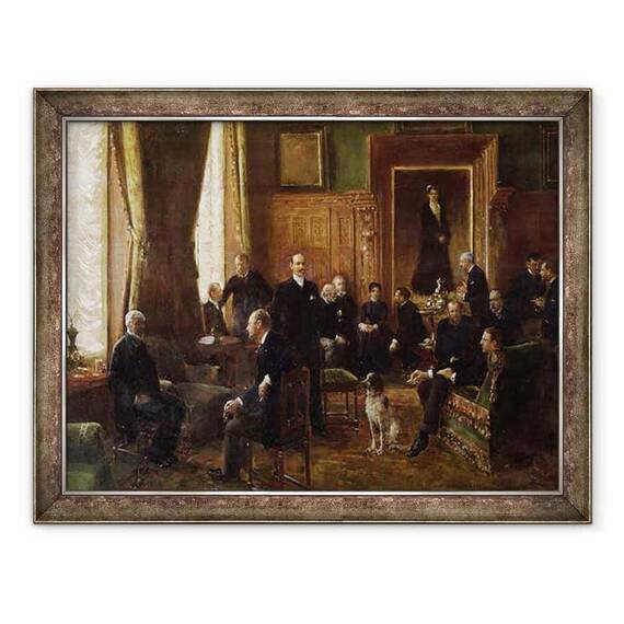 Tablou inramat - Jean Beraud - Salonul contesei Potocka - - Roveli