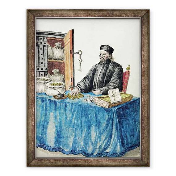 Tablou inramat - Jan van Grevenbroeck - Camatar venetian - - Roveli
