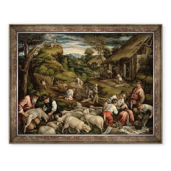 Tablou inramat - Francesco Bassano - Vara, 1576 - - Roveli
