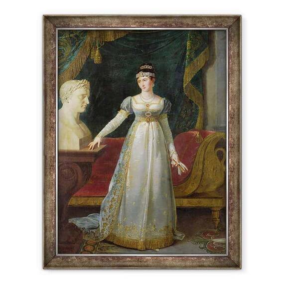 Tablou inramat - Robert Lefevre - Marie Pauline Bonaparte 1780-1825 Printesa Borghese - - Roveli