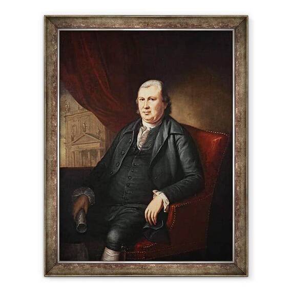 Tablou inramat - Charles Willson Peale - Robert Morris - - Roveli