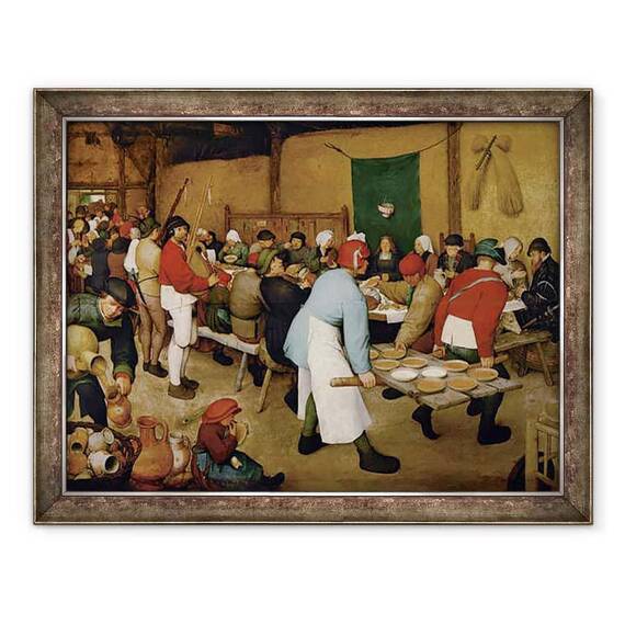Tablou inramat - Pieter Bruegel the Elder - Nunta taraneasca - - Roveli