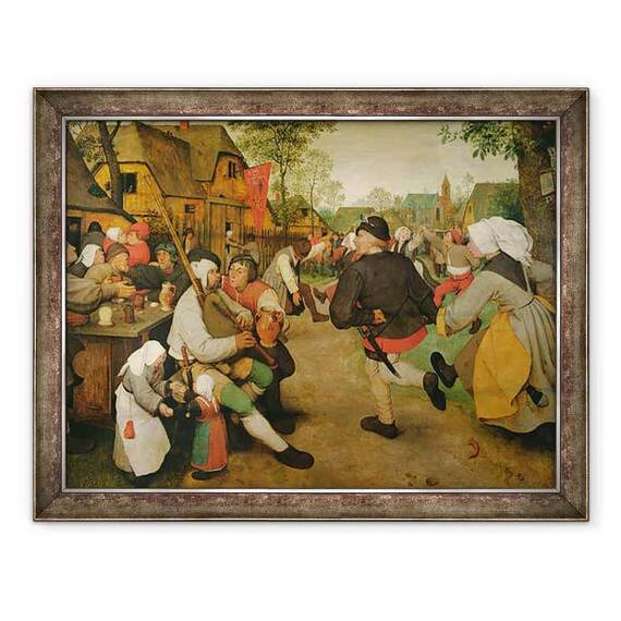 Tablou inramat - Pieter Bruegel the Elder - Dans taran - - Roveli