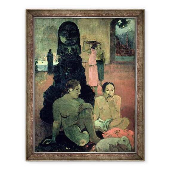 Tablou inramat - Paul Gauguin - Marele Buddha - - Roveli