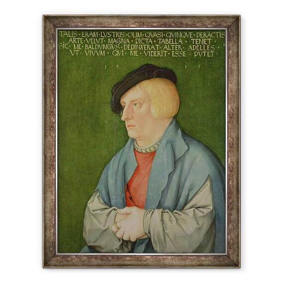 Tablou inramat - Hans Baldung Grien - Portretul unui Tanar - - Roveli