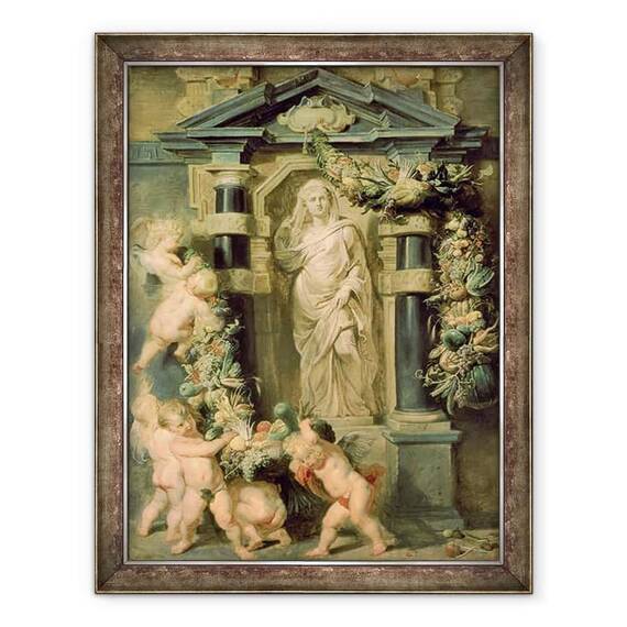 Tablou inramat - Peter Paul Rubens - Statuia lui Ceres - - Roveli