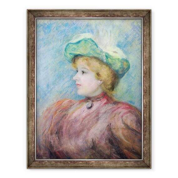 Tablou inramat - Pierre Auguste Renoir - Portret De Mademoiselle Dieterle - - Roveli