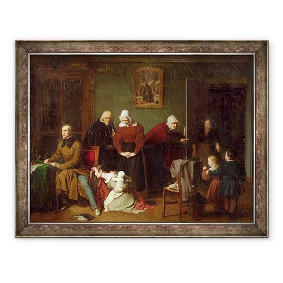 Tablou inramat - Antoine Beranger - Consecintele seductiei - - Roveli