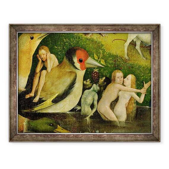 Tablou inramat - Hieronymus Bosch - Gradina deliciilor Pamantesti X - - Roveli