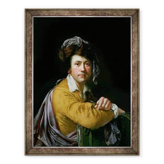 Tablou inramat - Joseph Wright - Autoportret la varsta de aproximativ patruzeci de ani - - Roveli