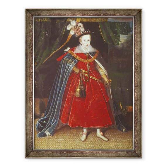Tablou inramat - Marcus Gheeraerts the Younger - Henric, Print de Wales - - Roveli