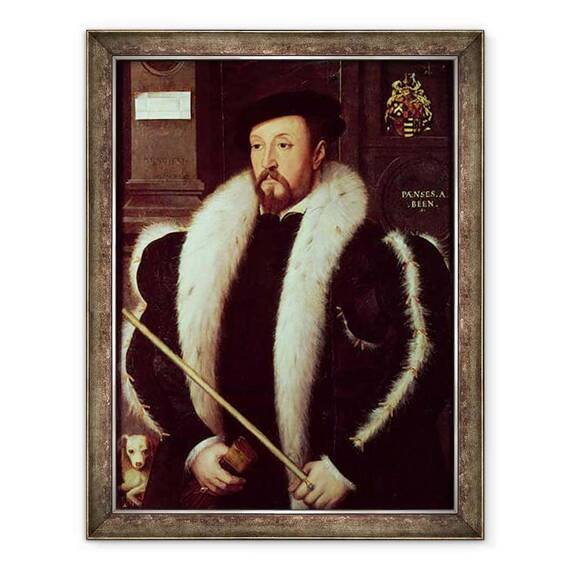 Tablou inramat - John Bettes the Younger - Thomas Wentworth, primul baron Wentworth din Nettlestead - - Roveli