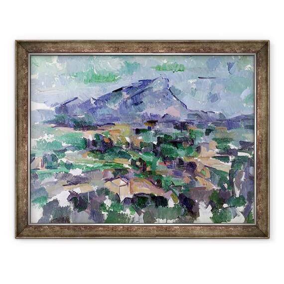 Tablou inramat - Paul Cezanne - Muntele Sainte-Victoire II - - Roveli