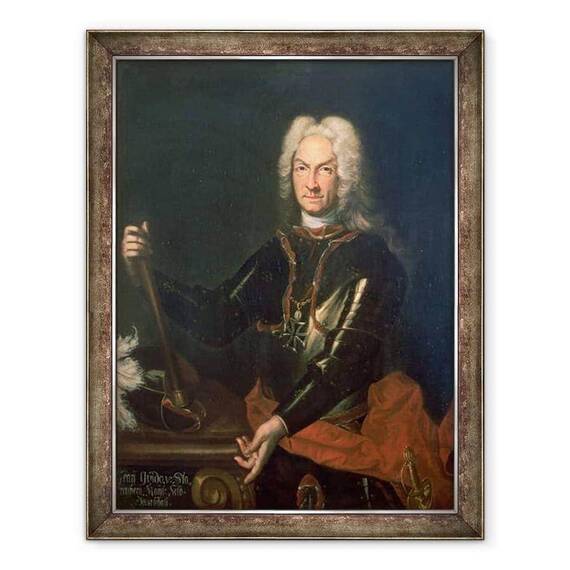 Tablou inramat - Godfrey Kneller - 01148 Feldmaresalul contele Guidobald von Starhemberg - - Roveli