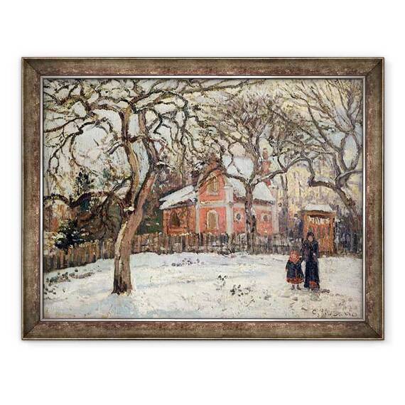 Tablou inramat - Camille Pissarro - Castani la Louveciennes - - Roveli