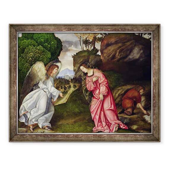 Tablou inramat - Girolamo da Treviso II - Agar si ingerul - - Roveli